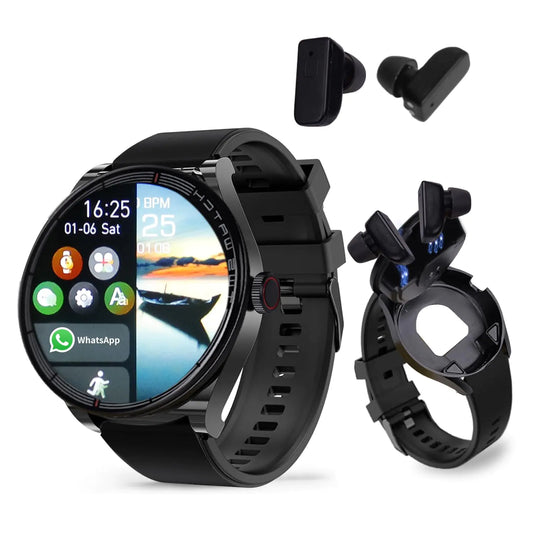 NOVACORE Smart Watch with Earbuds 2 in 1